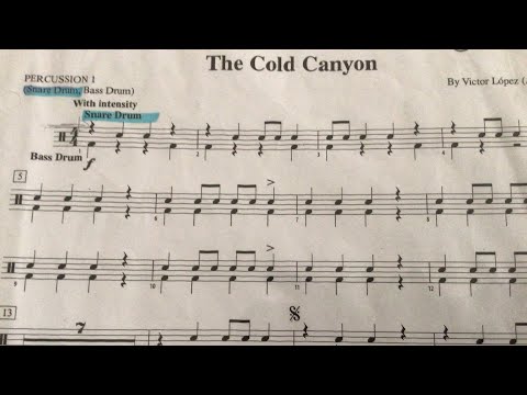 The cold canyon de Victor López caisse claire