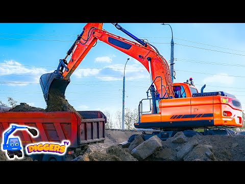 Diggers At Work 🦺 Diggers For Kids, Learn About Construction Vehicles | Diggers TV