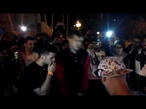 Freestyle de Chuty e Invert con beatbox de Mercam en el achorap