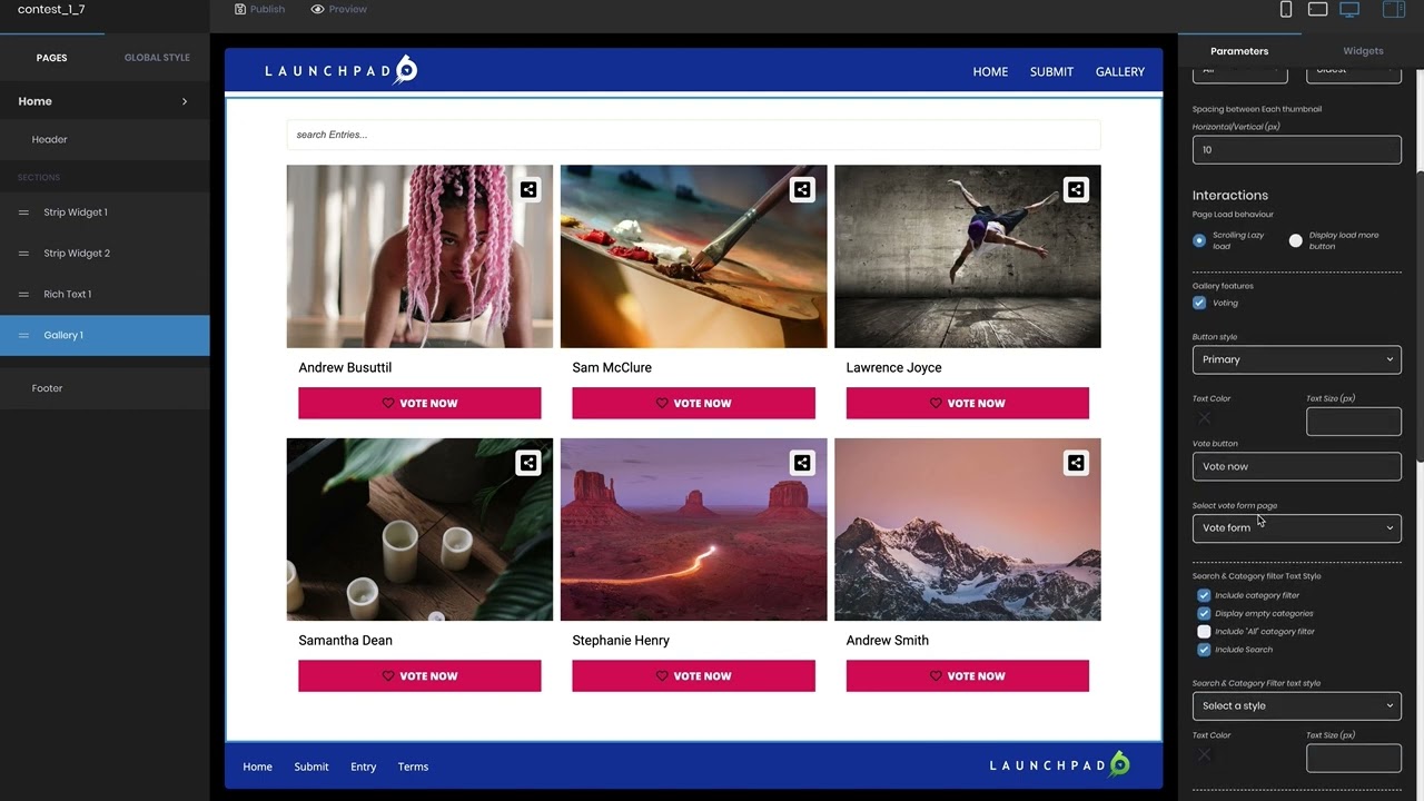 Launchpad6 Site Editor