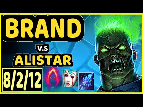TRYMBI (BRAND) vs ALISTAR - 8/2/12 KDA BOTTOM SUPPORT CHALLENGER GAMEPLAY - EUW