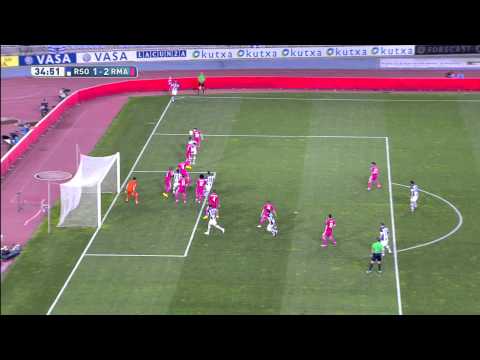 Goal of Íñigo Martínez (1-2) Real Sociedad - Real Madrid - HD