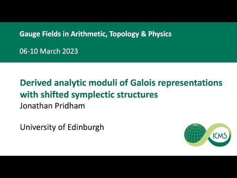 Derived analytic moduli of Galois representations..., Jonathan Pridham, 6/3/2023