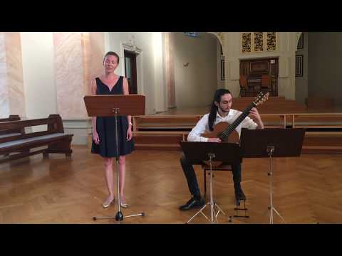 W. A. Mozart, Sei du mein Trost  für Gitarre und Gesang