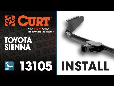Trailer Hitch Install: CURT 13105 on 2012 Toyota Sienna