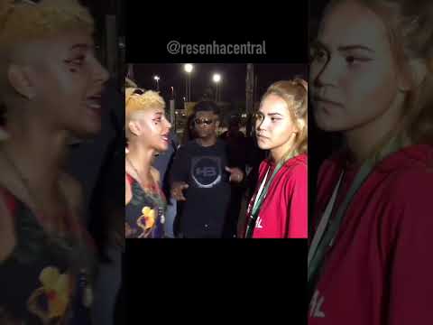 Eu não vou fica feliz! Aline Mc x Emma #rap #resenhacentral #rimas #shorts #batalhaderimas