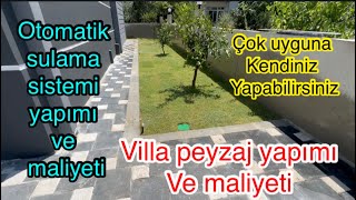 Otomatik sulama sistemi nasıl yapılır