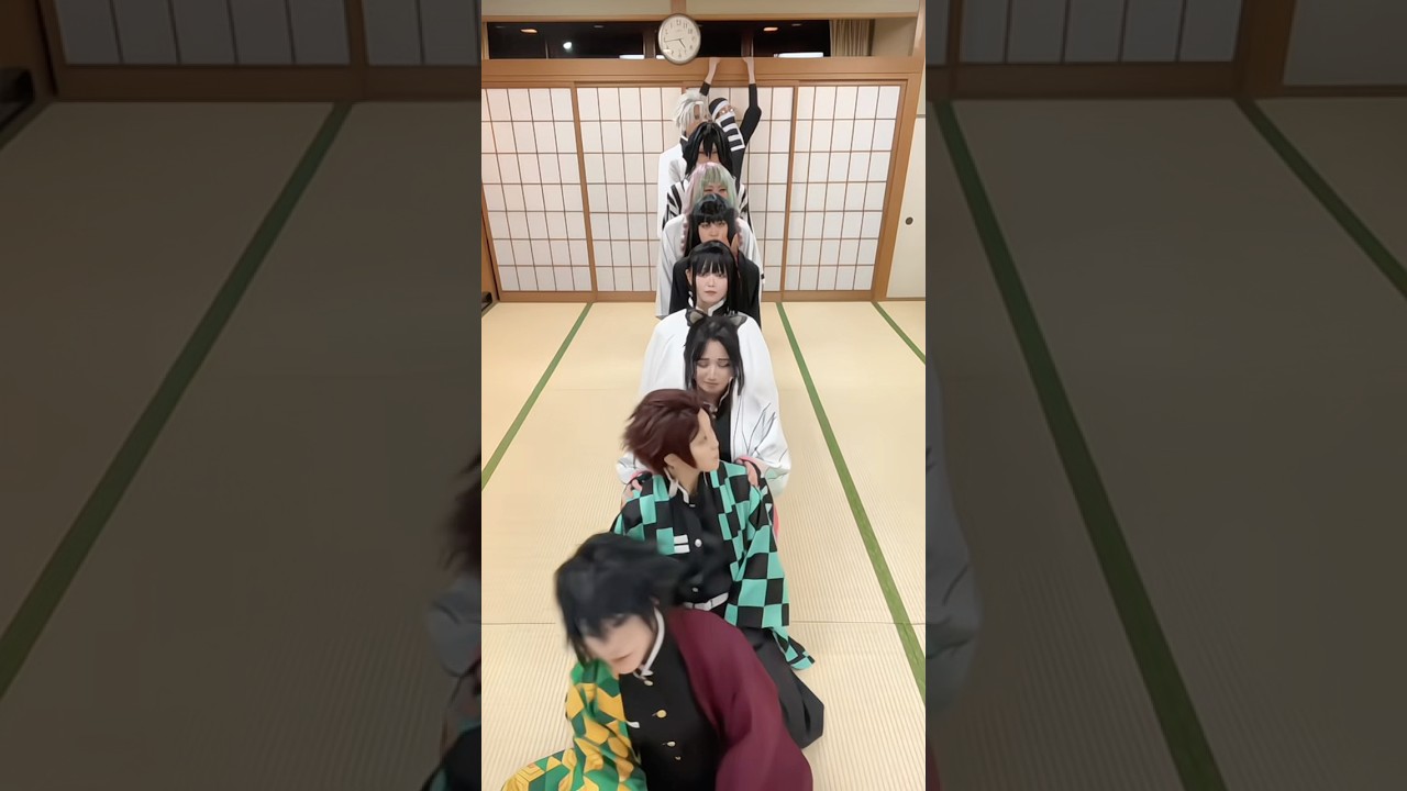 かわいそうな冨岡さん☺️#cosplay #コスプレ #kimetsunoyaiba #demonslayer #鬼滅の刃