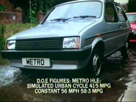 Austin Metro a Great British Car.40sec TV Commercial