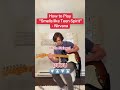 How To Play Smells Like Teen Spirit Nirvana