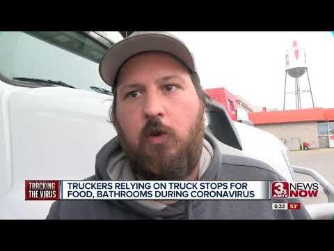 Truckers relying on truck stops for food, bathrooms during coronavirus
