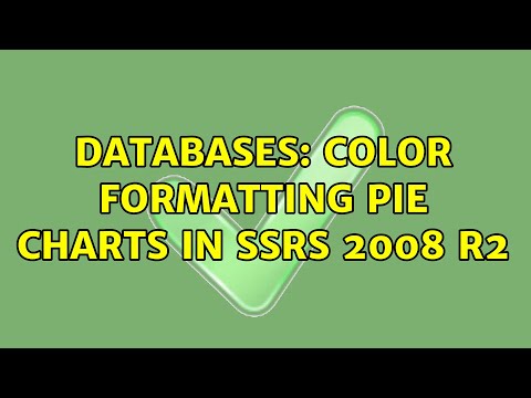 Databases: Color formatting Pie Charts in SSRS 2008 R2