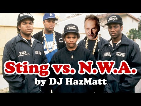 DJ HazMatt - "If I Ever Lose My Faith In The Police" (Sting vs NWA vs The Police)