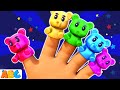 Gummy Bear Finger Family Songs The BEST Way To Learn Colors For Kids