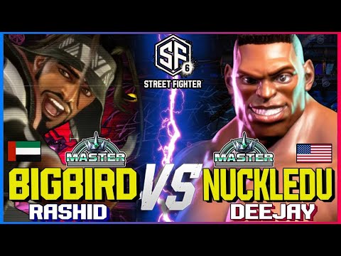Street Fighter 6 BigBird (Rashid) Vs NuckleDu (DeeJay) SF6 High Level Gameplay