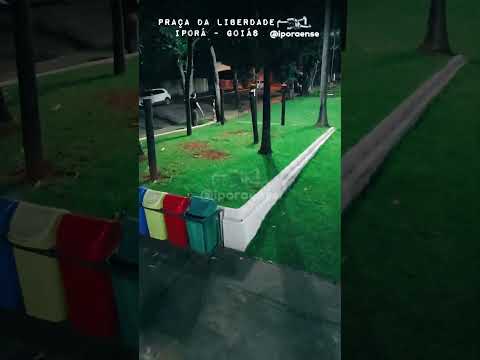 IPORÁ GOIÁS, PROJETO VISÃO AÉREA - PRAÇA DA LIBERDADE.