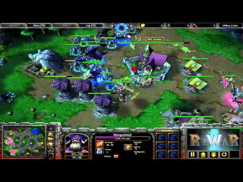 Lucifer(UD) vs Yumiko(HU) - Game 4 - WarCraft 3 gameplay - RN649
