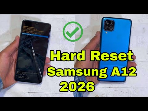 Hard Reset Samsung A12 100%