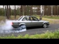 BMW e30 318i palenie gumy - Vasyl 