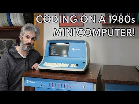 Coding on a 1980s Business Minicomputer!