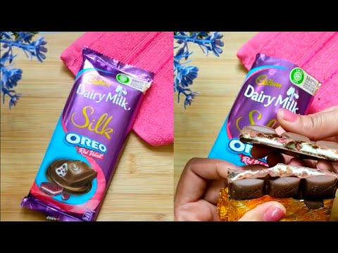 Valentine's Special Dairy Milk Silk Oreo Red Velvet Chocolate | #Shorts