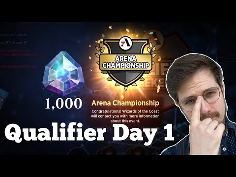Qualifying for Arena Champhionship 11 - Day 1  | Qualifier Weekend | TLA Sealed | MTG Arena