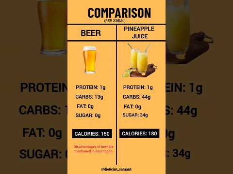 Pineapple vs Beer | Health Benefits vs Side Effects | Shocking Facts You Need to Know! #healthydiet