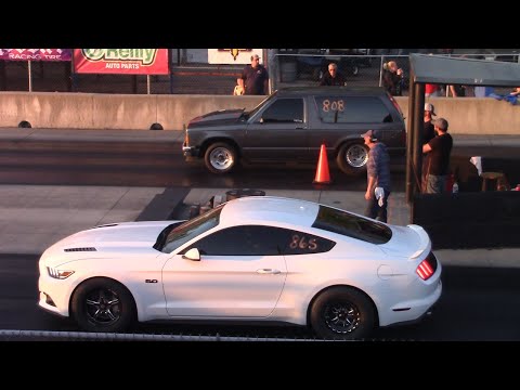 Twin Turbo 2015 Mustang GT w/ Hellion Sleeper Kit - Precision 62mm Turbos 1/4 Mile