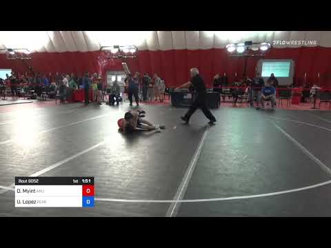 35 Kg Rr Rnd 3 - Daniel Myint, Arlington Cardinals Wrestling Club Vs Urijah Lopez, Perrysburg Wres