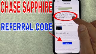 ✅ Chase Sapphire Referral Bonus Code 🔴