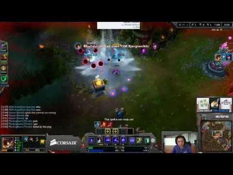 TSM TheOddOne vs TSM Bjergsen 1v1 - League of Legends