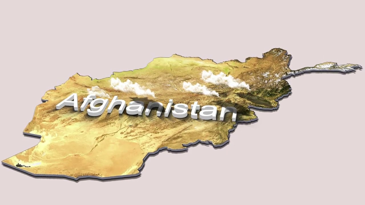 Afghanistan 3d Map Free Stock Footage + After Effect Project File63/100