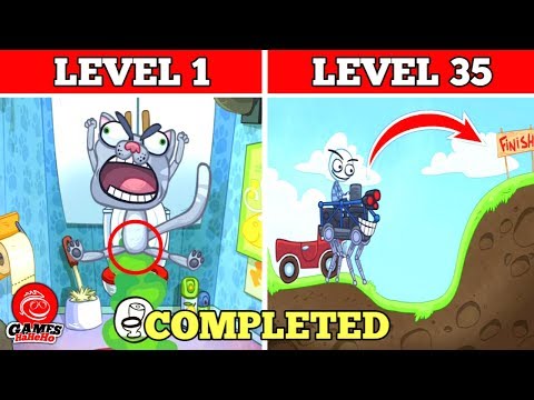 Troll Face Quest Video Games 2 🎮 - All Levels - Gameplay Walkthrough - Android - Games HaHeHo