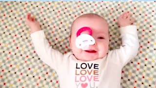 面白いパパと赤ちゃんの瞬間-面白いかわいいビデオ