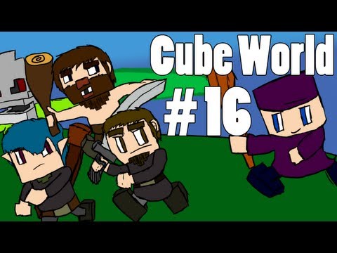Cube World (Alpha) Co-op w/ Mischief & The Party Crew Part 16 - Admiring The View
