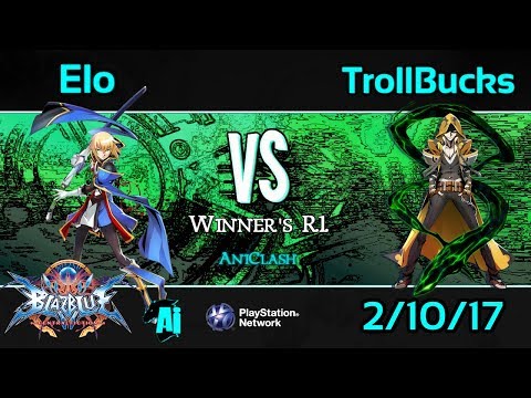 AniClash 59 - Elo (Jin) vs. TrollBucks (Terumi) Winner's R1 - BBCF Blazblue CF