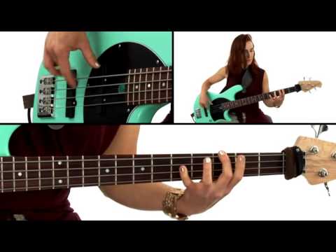 Bass Guitar Lesson - #9 Trashcan Groove - Ariane Cap