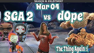 S08 W04 | SGA 2 vs dOpe | An easier Thing this time | Marvel Contest of Champions