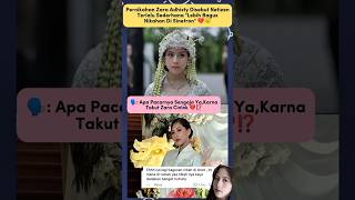 Download lagu Pernikahan Zara Adhisty Disebut Terlalu Sederhana,Apa Pacarnya Seng4ja Ya ☹️ #zaraadhisty #shorts mp3