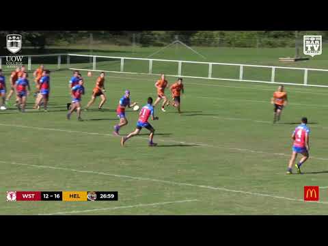 2019 IDRL Under 18s Round 2 Highlights - Western Suburbs Red vs Helensburgh Tigers
