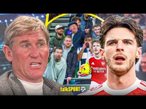 Simon Jordan REACTS to Declan Rice being shown a Picture of his Partner as Arsenal THRASH Spurs
