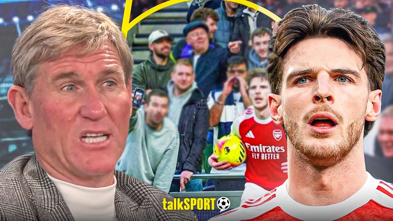 Simon Jordan REACTS to Declan Rice being shown a Picture of his Wife during Arsenal's win over Spurs