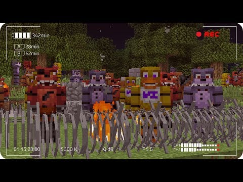 APOCALIPSIS DE ANIMATRÓNICOS FNAF EN MINECRAFT | RETO DE LA BASE VS APOCALIPSIS EN MINECRAFT