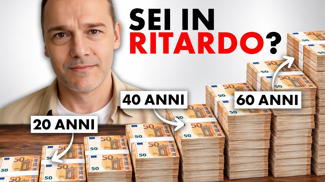 Quanti soldi devi avere a 20,30,40,50 anni in Italia: sei indietro?
