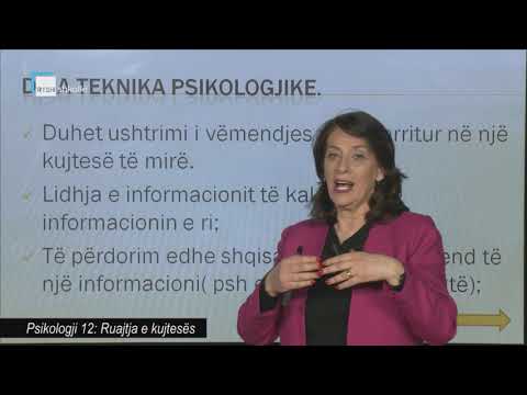 Psikologji 12 - Ruajtja e kujtesës