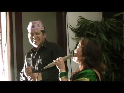 "Hey Kanchha Thattai Maa Yo Bainsa Jaana Lagyo..."(with Riyaaz band in London)