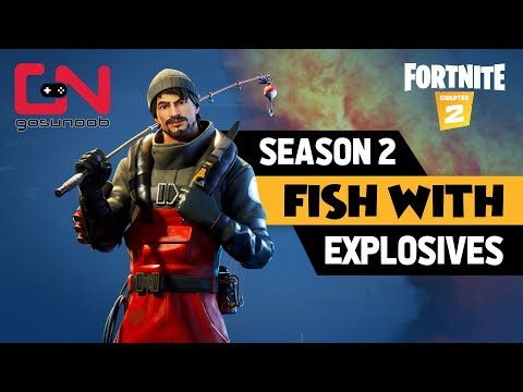 Fortnite Fish With Explosives Week 4 Challenge - How to Catch A Fish With Explosive Weapon