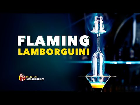 FLAMING LAMBORGHINI 🔥 | COCTEL CON FUEGO | MENTOR JOGLAN