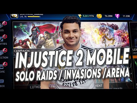 INJUSTICE 2 MOBILE THE DAILY GRIND! (VERTICAL)  Solo Raid, CA, & League Raid, Invasions Hits LIVE!
