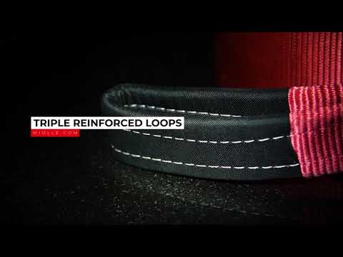 Miolle Best Seller Heavy Duty Tow Straps (Lab Tested) Recovery Kit Includes Tow Rope, 2 Shackles